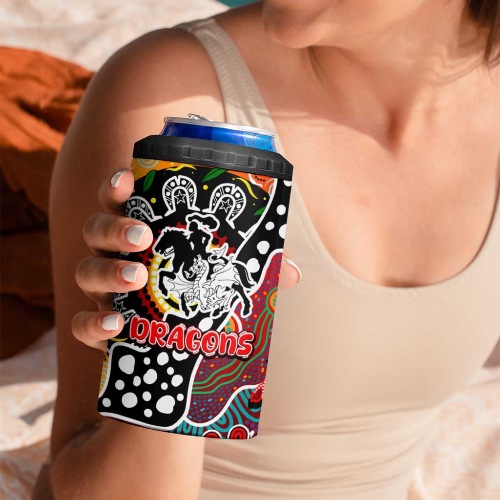 Dragons NRL Celebrating 50 Years of Naidoc 4 in 1 Can Cooler Tumbler NAIDOC Week 2025 Aboriginal