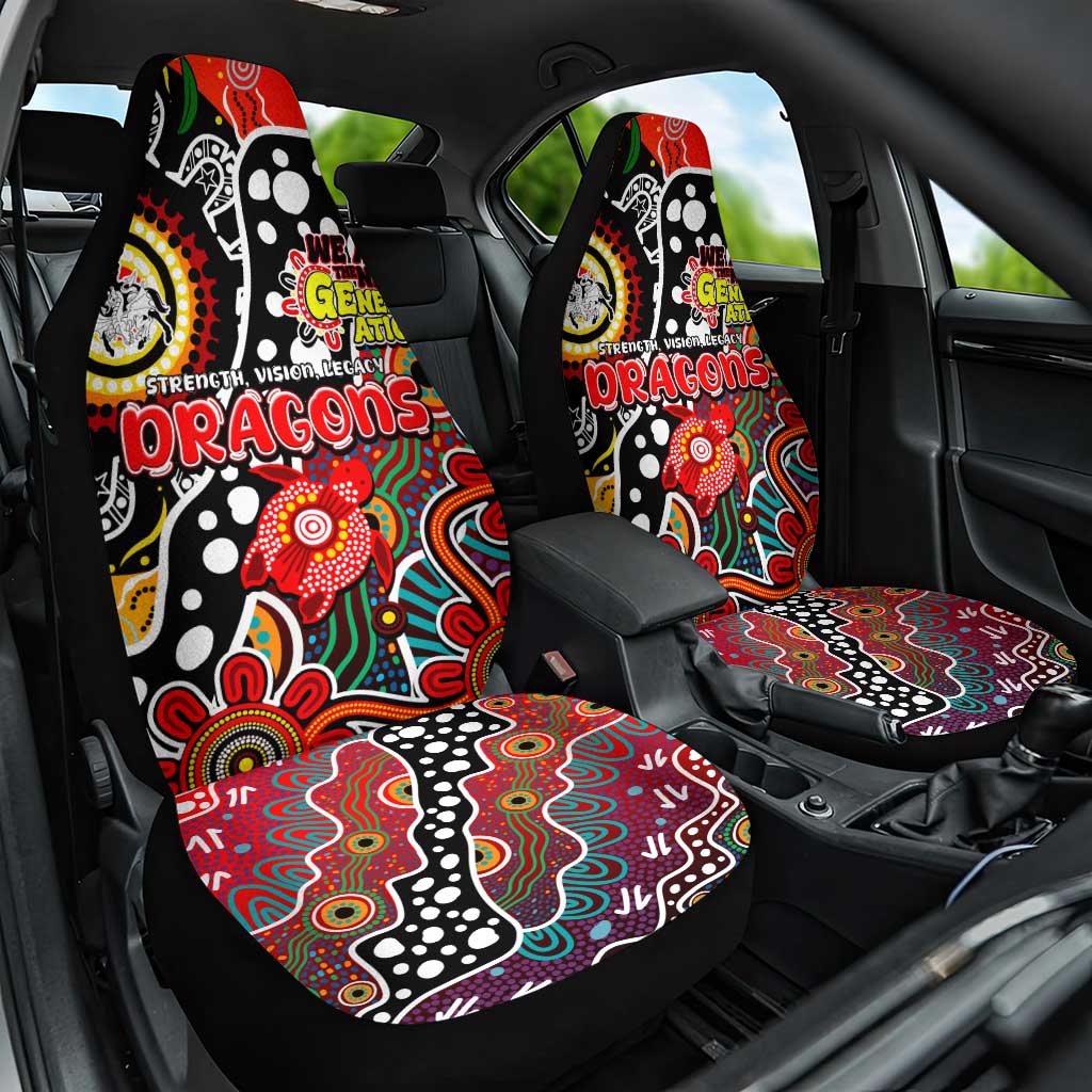 Dragons NRL Celebrating 50 Years of Naidoc Car Seat Cover NAIDOC Week 2025 Aboriginal