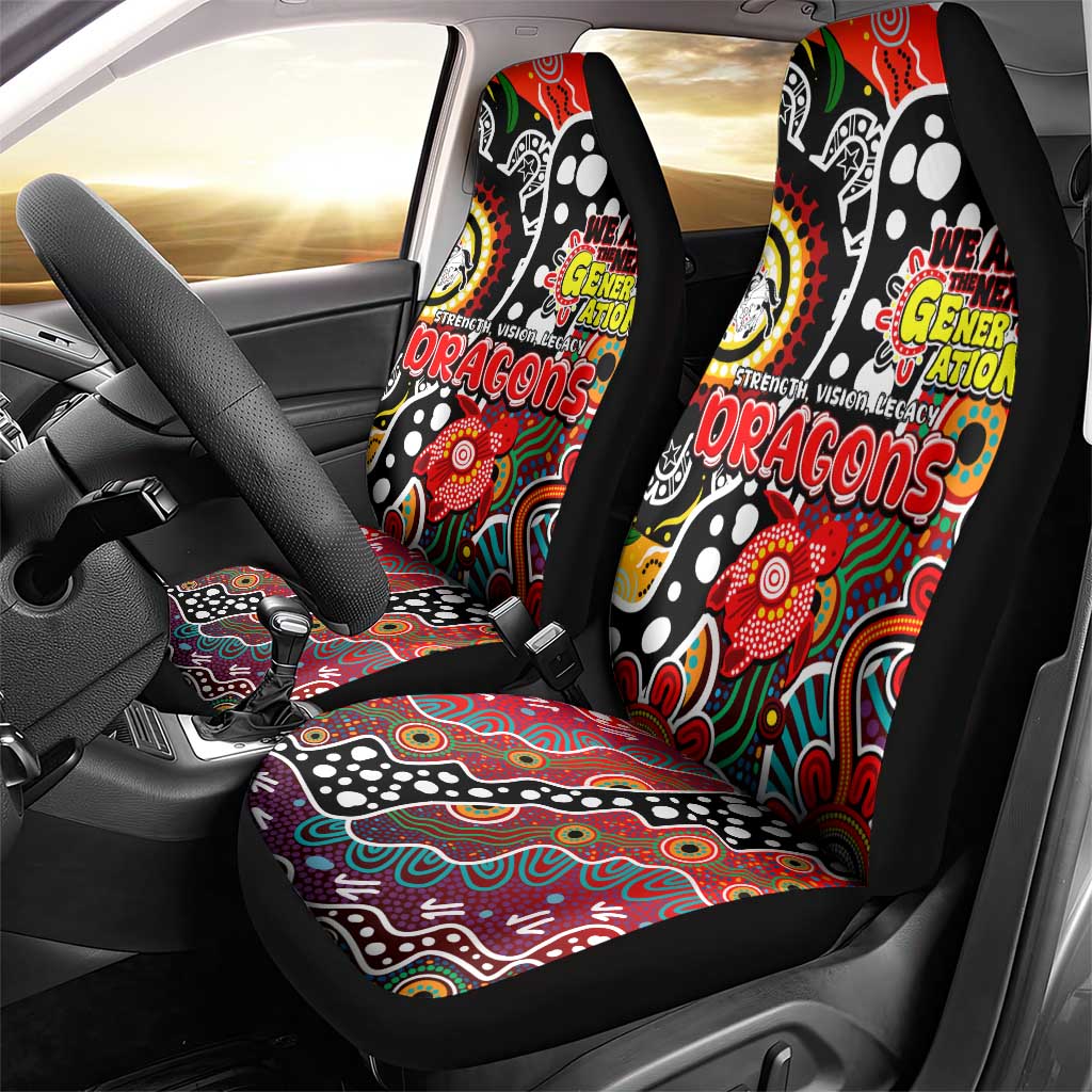 Dragons NRL Celebrating 50 Years of Naidoc Car Seat Cover NAIDOC Week 2025 Aboriginal