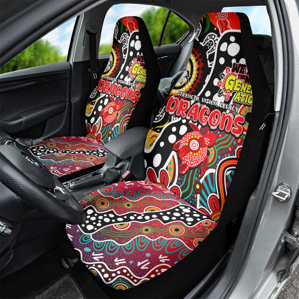 Dragons NRL Celebrating 50 Years of Naidoc Car Seat Cover NAIDOC Week 2025 Aboriginal