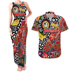 Personalised Dragons NRL Celebrating 50 Years of Naidoc Couples Matching Tank Maxi Dress and Hawaiian Shirt NAIDOC Week 2025 Aboriginal