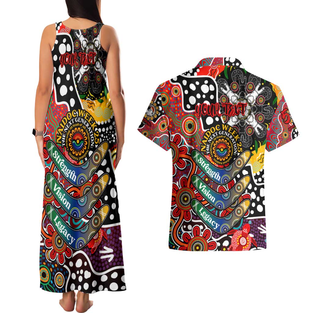 Personalised Dragons NRL Celebrating 50 Years of Naidoc Couples Matching Tank Maxi Dress and Hawaiian Shirt NAIDOC Week 2025 Aboriginal