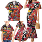 Personalised Dragons NRL Celebrating 50 Years of Naidoc Family Matching Mermaid Dress and Hawaiian Shirt NAIDOC Week 2025 Aboriginal