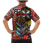 Personalised Dragons NRL Celebrating 50 Years of Naidoc Family Matching Mermaid Dress and Hawaiian Shirt NAIDOC Week 2025 Aboriginal
