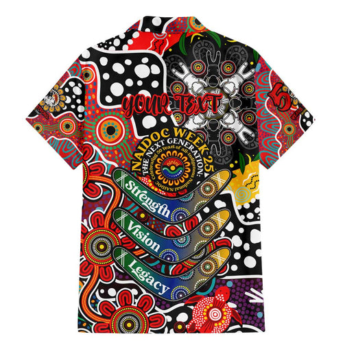 Personalised Dragons NRL Celebrating 50 Years of Naidoc Family Matching Mermaid Dress and Hawaiian Shirt NAIDOC Week 2025 Aboriginal