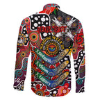 Personalised Dragons NRL Celebrating 50 Years of Naidoc Family Matching Mermaid Dress and Hawaiian Shirt NAIDOC Week 2025 Aboriginal