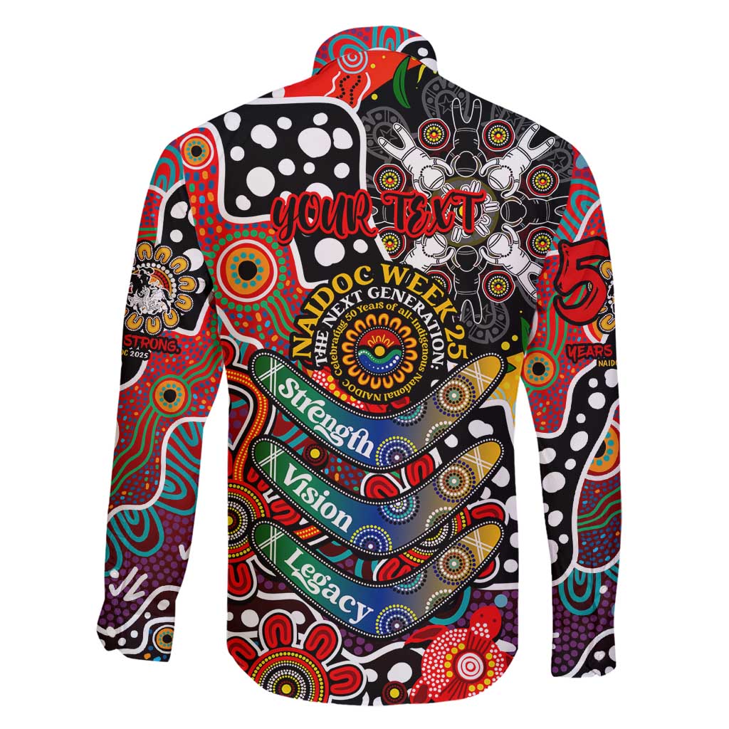 Personalised Dragons NRL Celebrating 50 Years of Naidoc Family Matching Off Shoulder Maxi Dress and Hawaiian Shirt NAIDOC Week 2025 Aboriginal