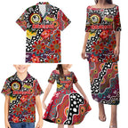 Personalised Dragons NRL Celebrating 50 Years of Naidoc Family Matching Puletasi and Hawaiian Shirt NAIDOC Week 2025 Aboriginal