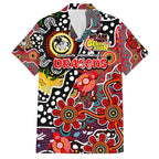Personalised Dragons NRL Celebrating 50 Years of Naidoc Family Matching Puletasi and Hawaiian Shirt NAIDOC Week 2025 Aboriginal