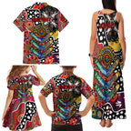 Personalised Dragons NRL Celebrating 50 Years of Naidoc Family Matching Tank Maxi Dress and Hawaiian Shirt NAIDOC Week 2025 Aboriginal
