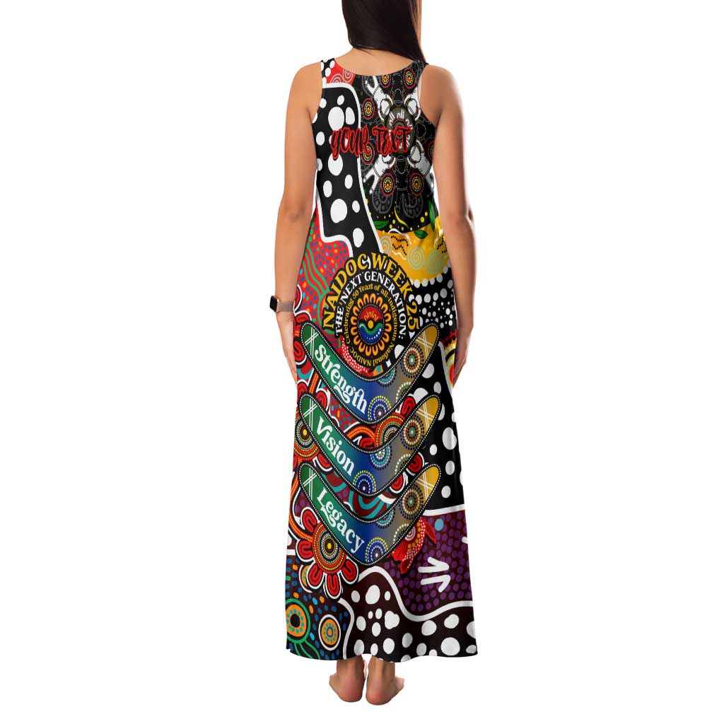 Personalised Dragons NRL Celebrating 50 Years of Naidoc Family Matching Tank Maxi Dress and Hawaiian Shirt NAIDOC Week 2025 Aboriginal