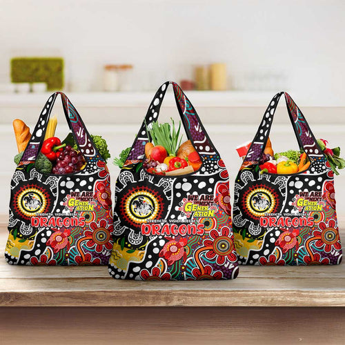 Dragons NRL Celebrating 50 Years of Naidoc Grocery Bag NAIDOC Week 2025 Aboriginal