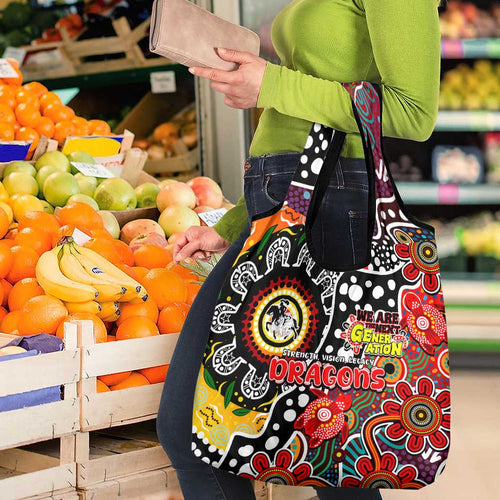 Dragons NRL Celebrating 50 Years of Naidoc Grocery Bag NAIDOC Week 2025 Aboriginal
