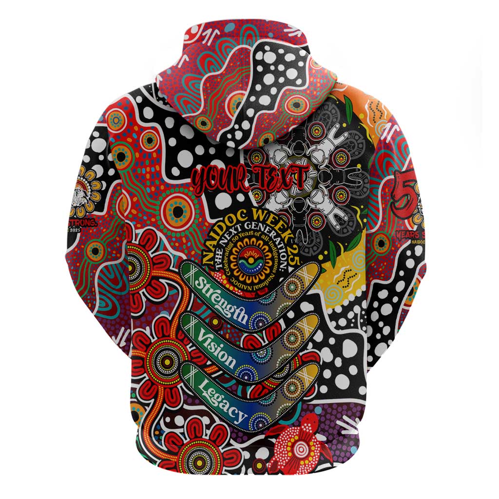 Personalised Dragons NRL Celebrating 50 Years of Naidoc Hoodie NAIDOC Week 2025 Aboriginal