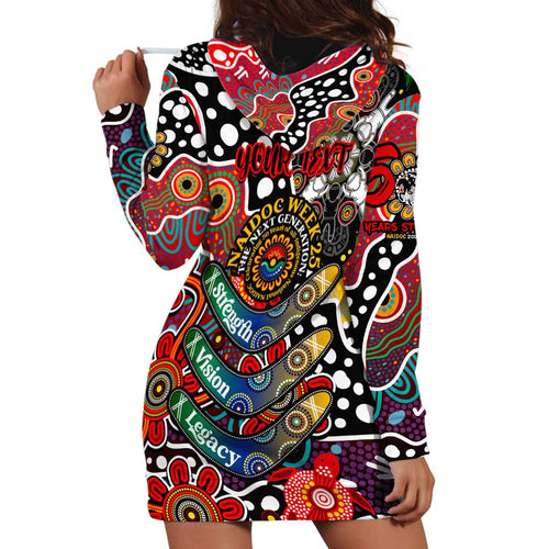 Personalised Dragons NRL Celebrating 50 Years of Naidoc Hoodie Dress NAIDOC Week 2025 Aboriginal