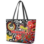 Dragons NRL Celebrating 50 Years of Naidoc Leather Tote Bag NAIDOC Week 2025 Aboriginal