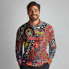 Personalised Dragons NRL Celebrating 50 Years of Naidoc Long Sleeve Polo Shirt NAIDOC Week 2025 Aboriginal