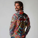 Personalised Dragons NRL Celebrating 50 Years of Naidoc Long Sleeve Polo Shirt NAIDOC Week 2025 Aboriginal