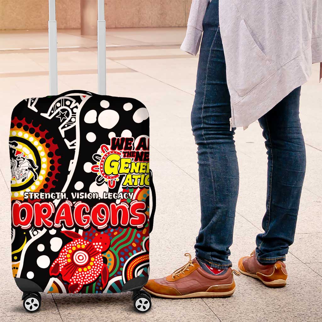 Dragons NRL Celebrating 50 Years of Naidoc Luggage Cover NAIDOC Week 2025 Aboriginal