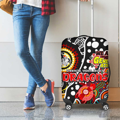 Dragons NRL Celebrating 50 Years of Naidoc Luggage Cover NAIDOC Week 2025 Aboriginal