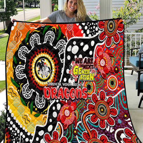 Dragons NRL Celebrating 50 Years of Naidoc Quilt NAIDOC Week 2025 Aboriginal