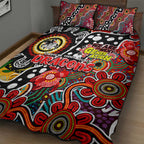 Dragons NRL Celebrating 50 Years of Naidoc Quilt Bed Set NAIDOC Week 2025 Aboriginal