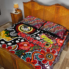 Dragons NRL Celebrating 50 Years of Naidoc Quilt Bed Set NAIDOC Week 2025 Aboriginal