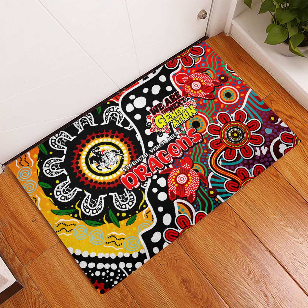 Dragons NRL Celebrating 50 Years of Naidoc Rubber Doormat NAIDOC Week 2025 Aboriginal