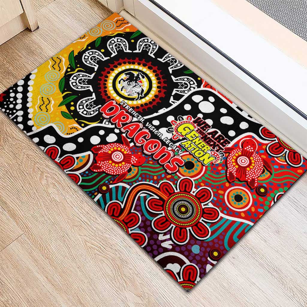 Dragons NRL Celebrating 50 Years of Naidoc Rubber Doormat NAIDOC Week 2025 Aboriginal