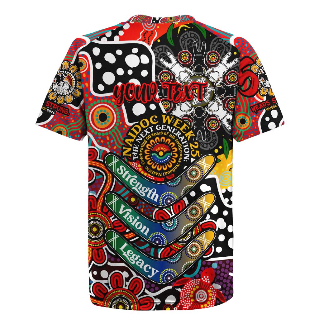 Personalised Dragons NRL Celebrating 50 Years of Naidoc Rugby Jersey NAIDOC Week 2025 Aboriginal