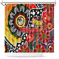 Dragons NRL Celebrating 50 Years of Naidoc Shower Curtain NAIDOC Week 2025 Aboriginal