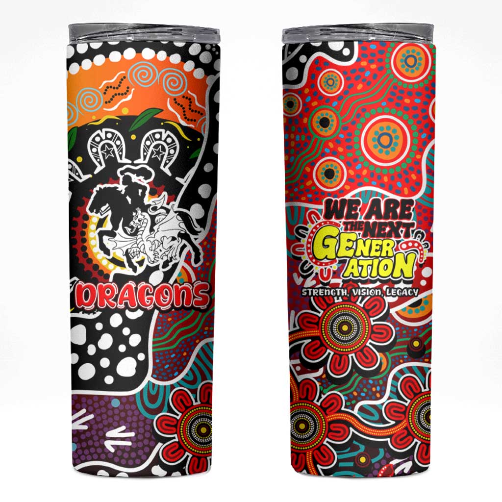 Dragons NRL Celebrating 50 Years of Naidoc Skinny Tumbler NAIDOC Week 2025 Aboriginal