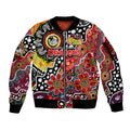Personalised Dragons NRL Celebrating 50 Years of Naidoc Sleeve Zip Bomber Jacket NAIDOC Week 2025 Aboriginal