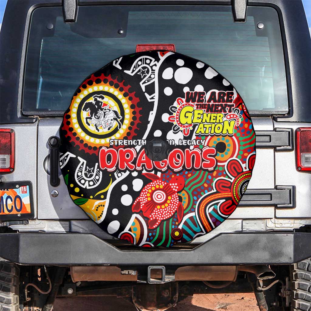 Dragons NRL Celebrating 50 Years of Naidoc Spare Tire Cover NAIDOC Week 2025 Aboriginal
