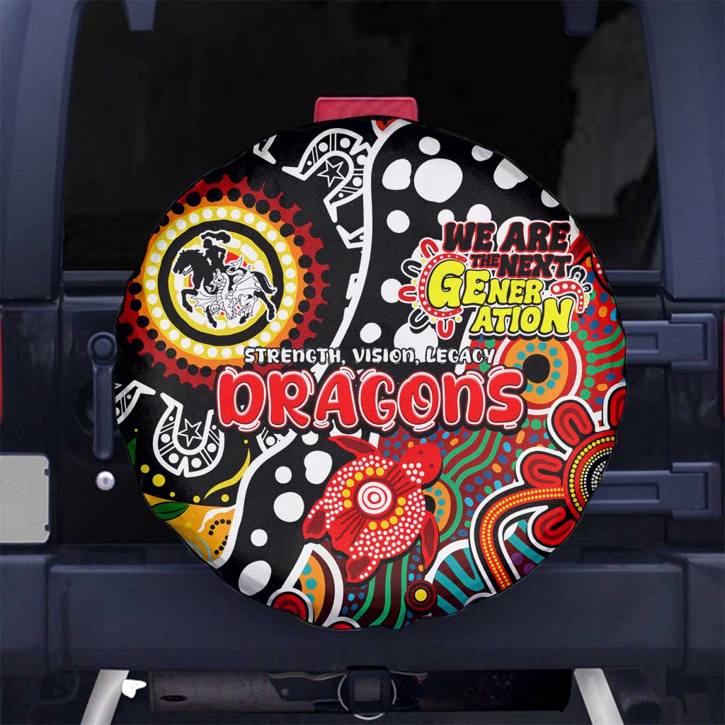 Dragons NRL Celebrating 50 Years of Naidoc Spare Tire Cover NAIDOC Week 2025 Aboriginal