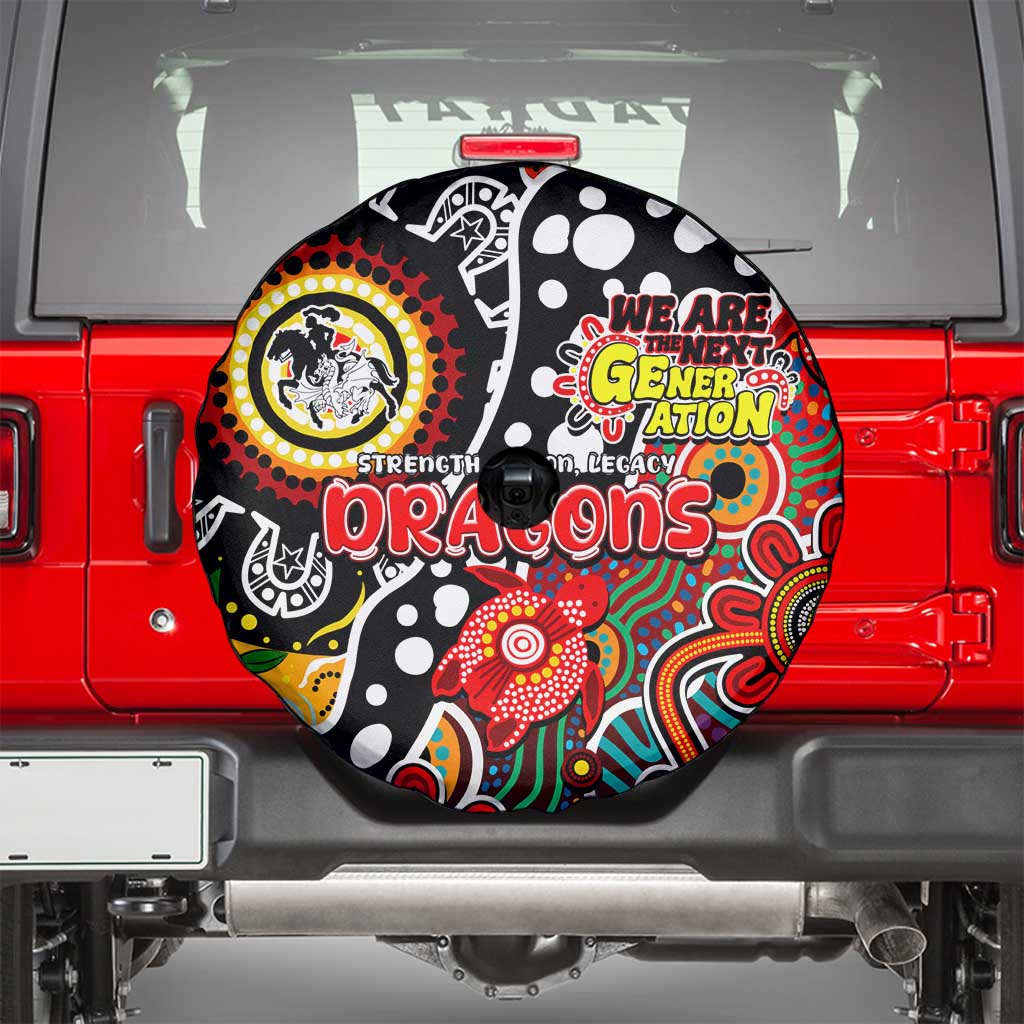 Dragons NRL Celebrating 50 Years of Naidoc Spare Tire Cover NAIDOC Week 2025 Aboriginal