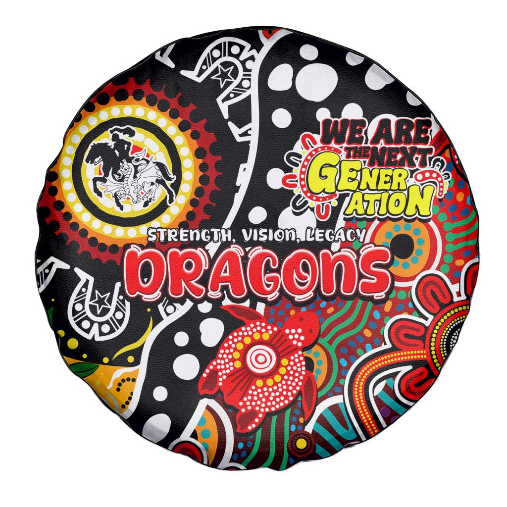 Dragons NRL Celebrating 50 Years of Naidoc Spare Tire Cover NAIDOC Week 2025 Aboriginal