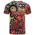 Personalised Dragons NRL Celebrating 50 Years of Naidoc T Shirt NAIDOC Week 2025 Aboriginal