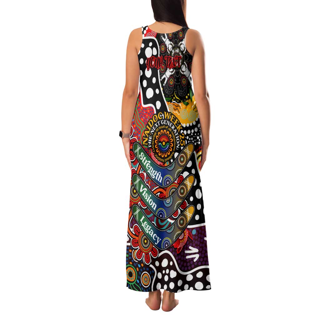 Personalised Dragons NRL Celebrating 50 Years of Naidoc Tank Maxi Dress NAIDOC Week 2025 Aboriginal