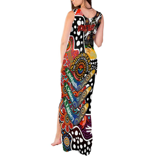 Personalised Dragons NRL Celebrating 50 Years of Naidoc Tank Maxi Dress NAIDOC Week 2025 Aboriginal