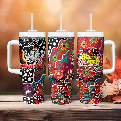 Dragons NRL Celebrating 50 Years of Naidoc Tumbler With Handle NAIDOC Week 2025 Aboriginal