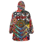 Personalised Dragons NRL Celebrating 50 Years of Naidoc Wearable Blanket Hoodie NAIDOC Week 2025 Aboriginal