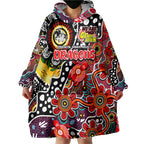 Personalised Dragons NRL Celebrating 50 Years of Naidoc Wearable Blanket Hoodie NAIDOC Week 2025 Aboriginal