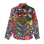 Personalised Dragons NRL Celebrating 50 Years of Naidoc Women Casual Shirt NAIDOC Week 2025 Aboriginal