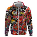 Personalised Dragons NRL Celebrating 50 Years of Naidoc Zip Hoodie NAIDOC Week 2025 Aboriginal
