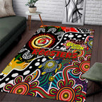 Roosters NRL Celebrating 50 Years of Naidoc Area Rug NAIDOC Week 2025 Aboriginal