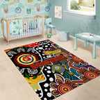Roosters NRL Celebrating 50 Years of Naidoc Area Rug NAIDOC Week 2025 Aboriginal