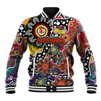 Personalised Roosters NRL Celebrating 50 Years of Naidoc Baseball Jacket NAIDOC Week 2025 Aboriginal
