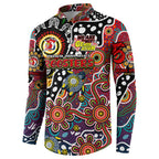 Personalised Roosters NRL Celebrating 50 Years of Naidoc Button Sweatshirt NAIDOC Week 2025 Aboriginal