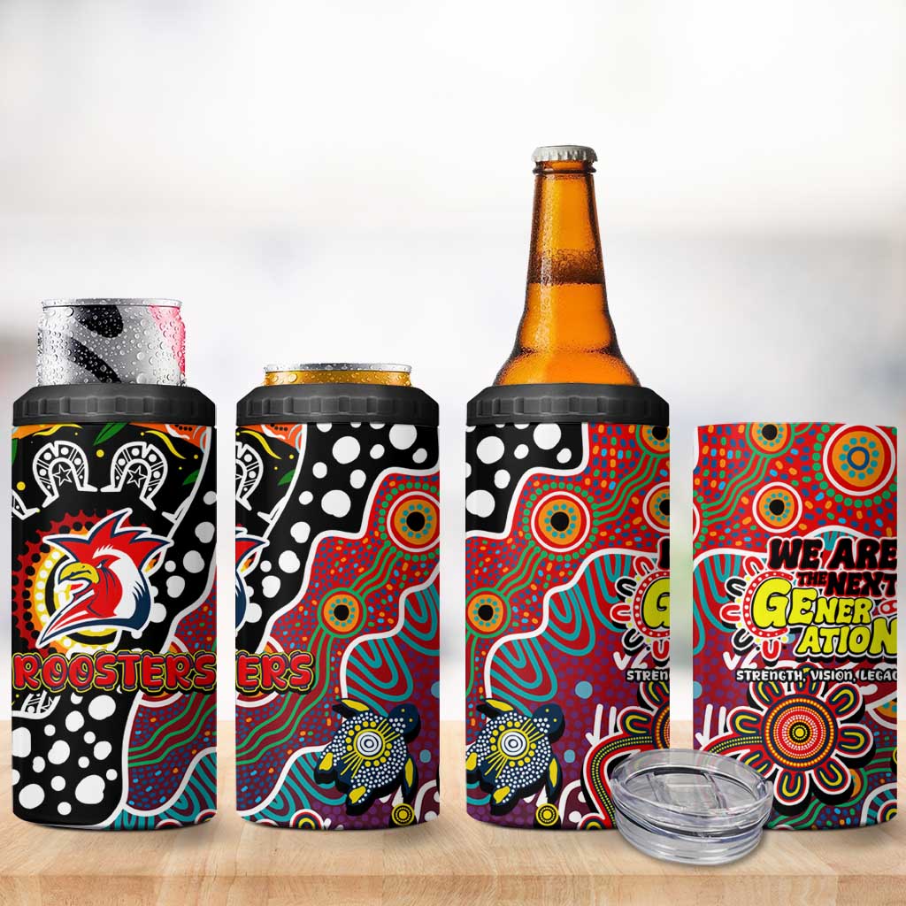 Roosters NRL Celebrating 50 Years of Naidoc 4 in 1 Can Cooler Tumbler NAIDOC Week 2025 Aboriginal